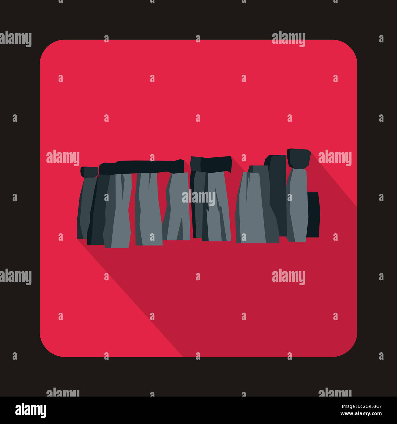 Stonehenge icon in flat style Stock Vector Image & Art - Alamy