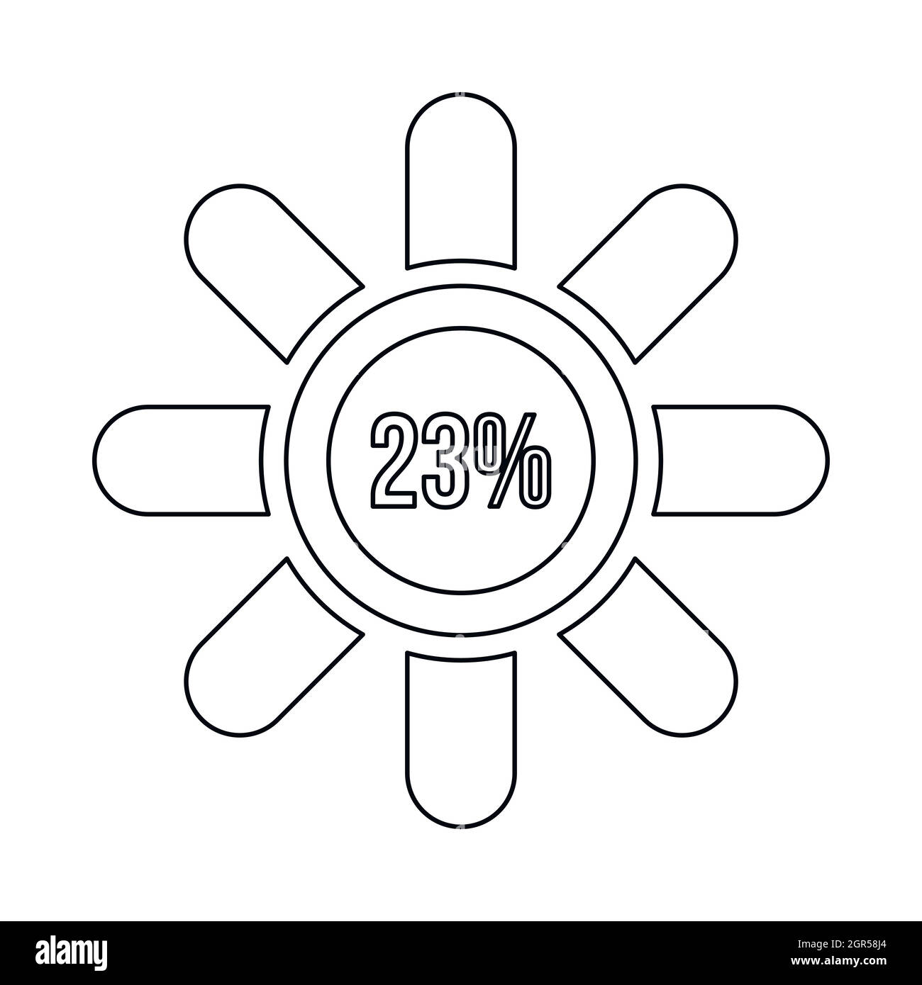 23 icon Stock Vector Images - Alamy