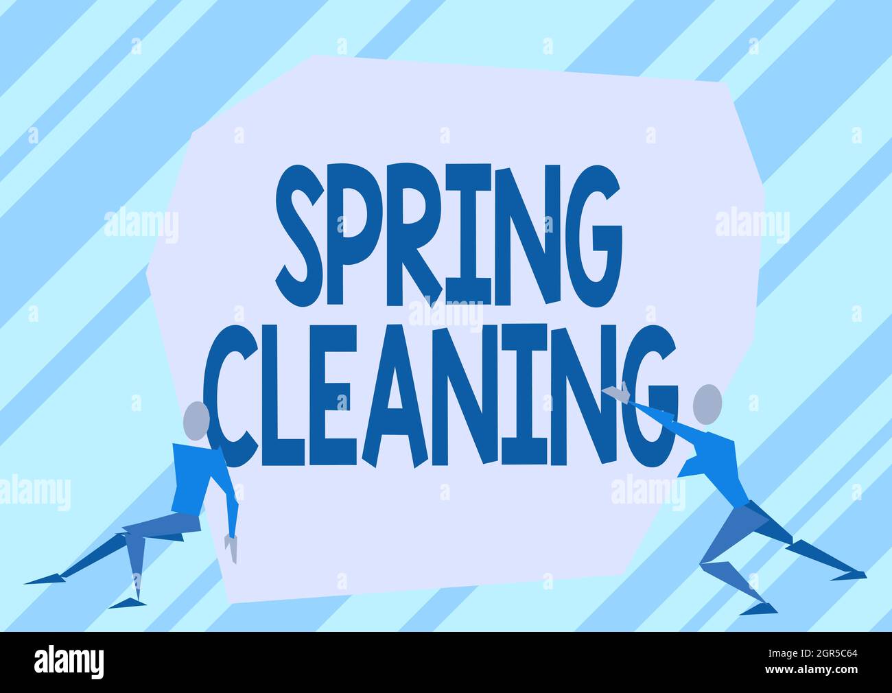Sign displaying Spring Cleaning. Business concept thorough cleaning of ...