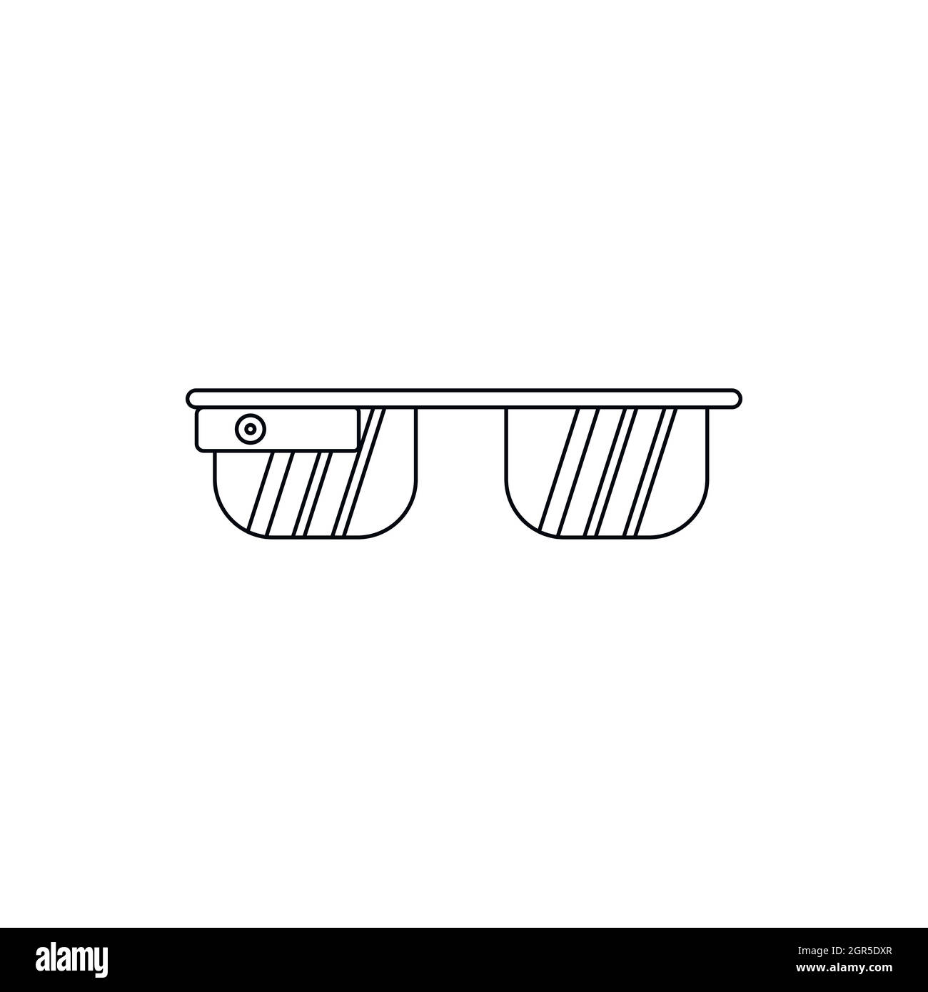 Smart glasses wearable technology Stock Vector Images - Alamy