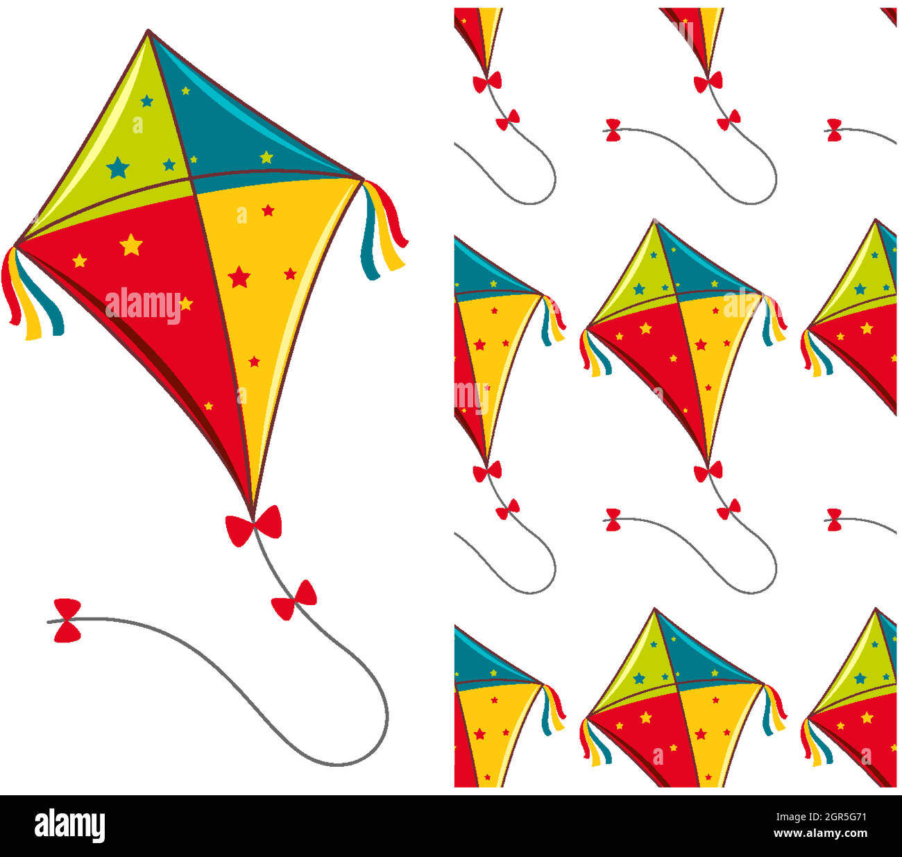 Kite Designs Pattern Artistic kite design Stock Vector Images - Alamy