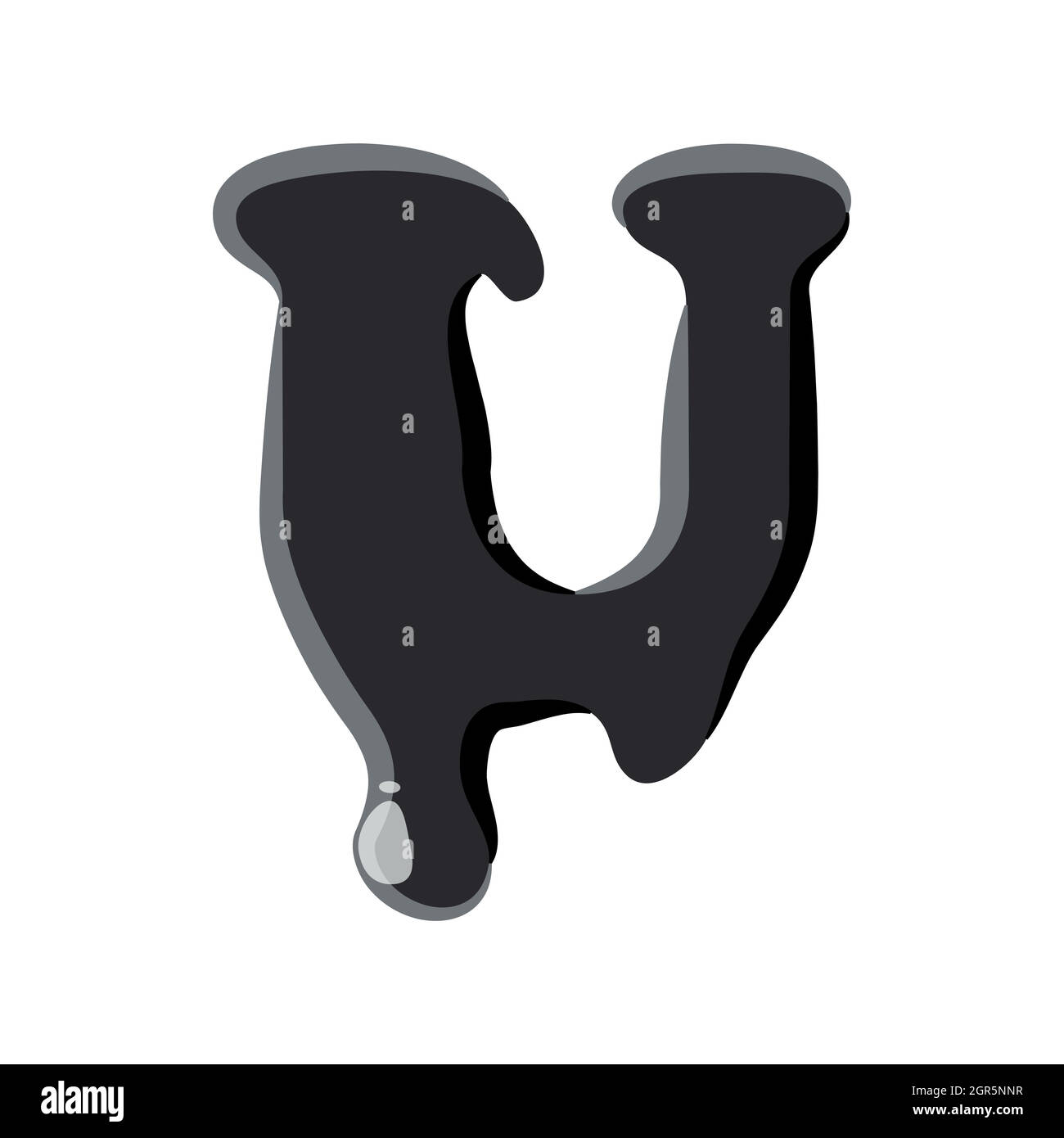 U letter isolated on white background Stock Vector Image & Art - Alamy