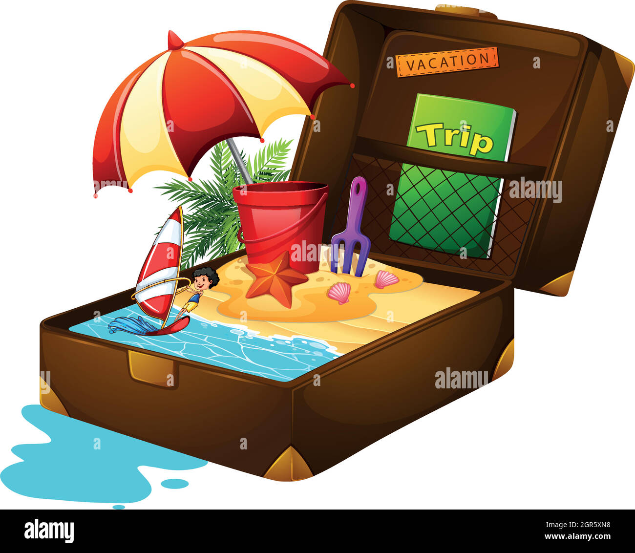 Path sand Stock Vector Images - Alamy