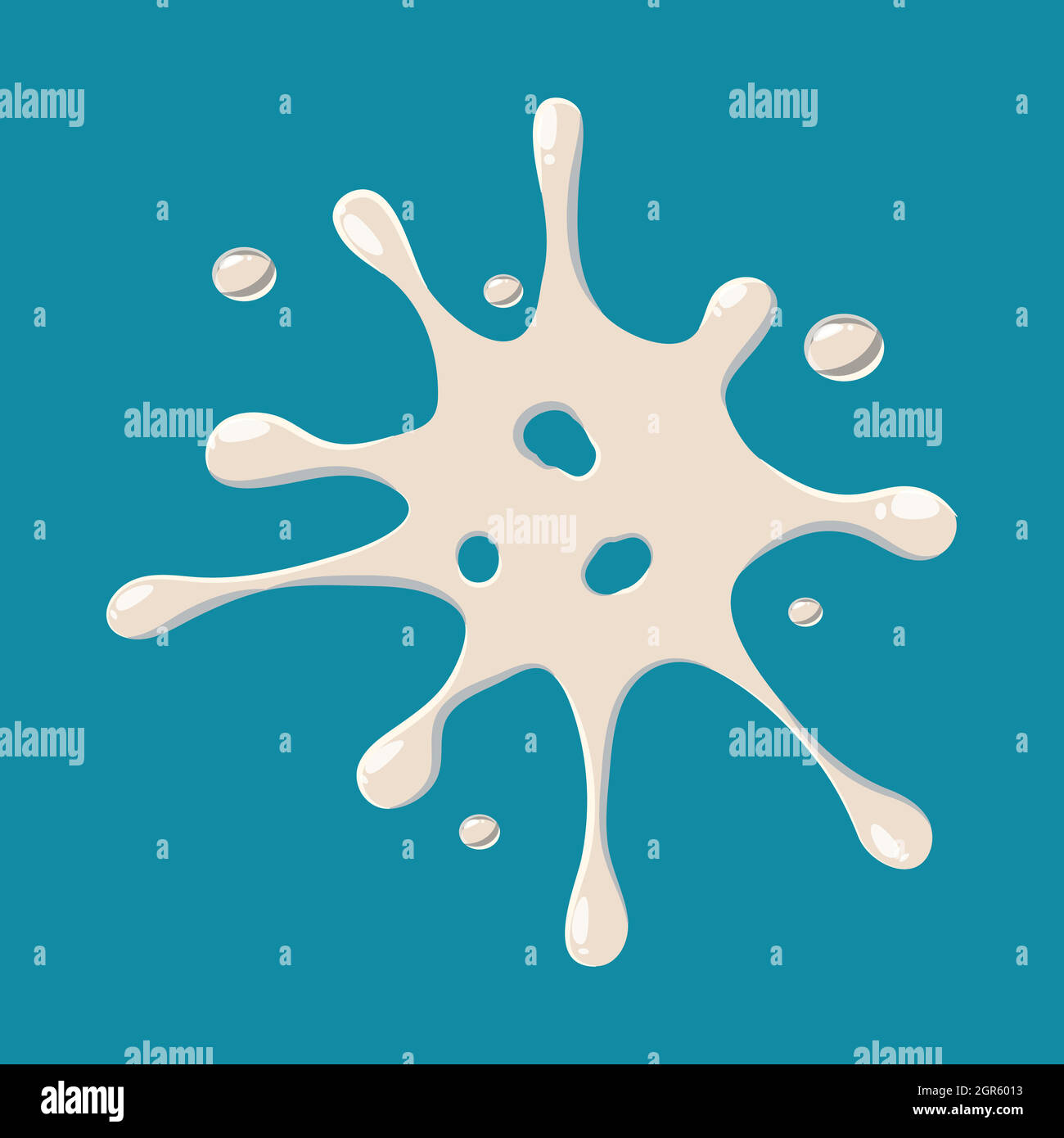 Spot of white milk icon Stock Vector Image & Art Alamy