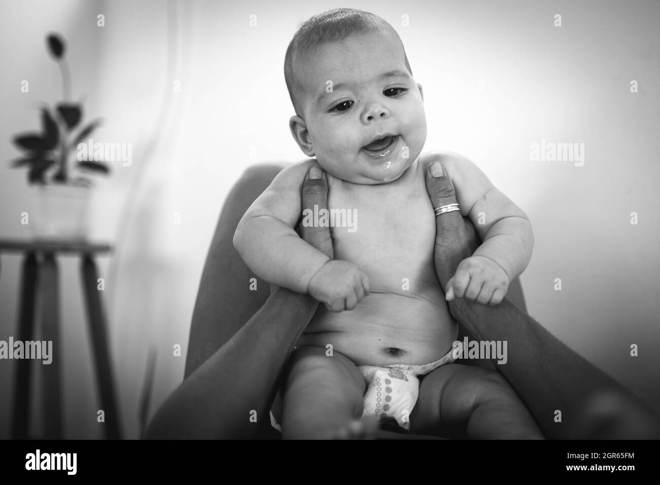 Portrait Of Cute Baby Boy Stock Photo Alamy