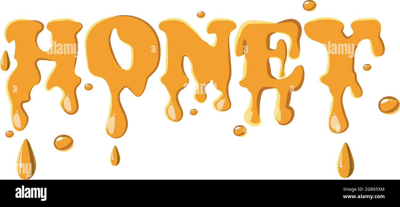 Word honey icon Stock Vector Image & Art Alamy