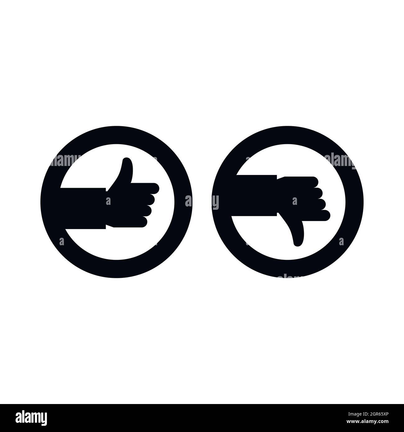 Like signs thumb up Stock Vector Images - Alamy