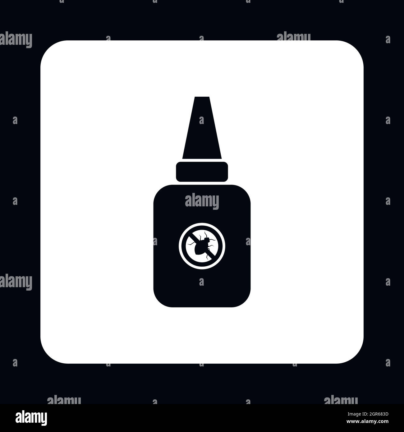 Insect spray icon, simple style Stock Vector