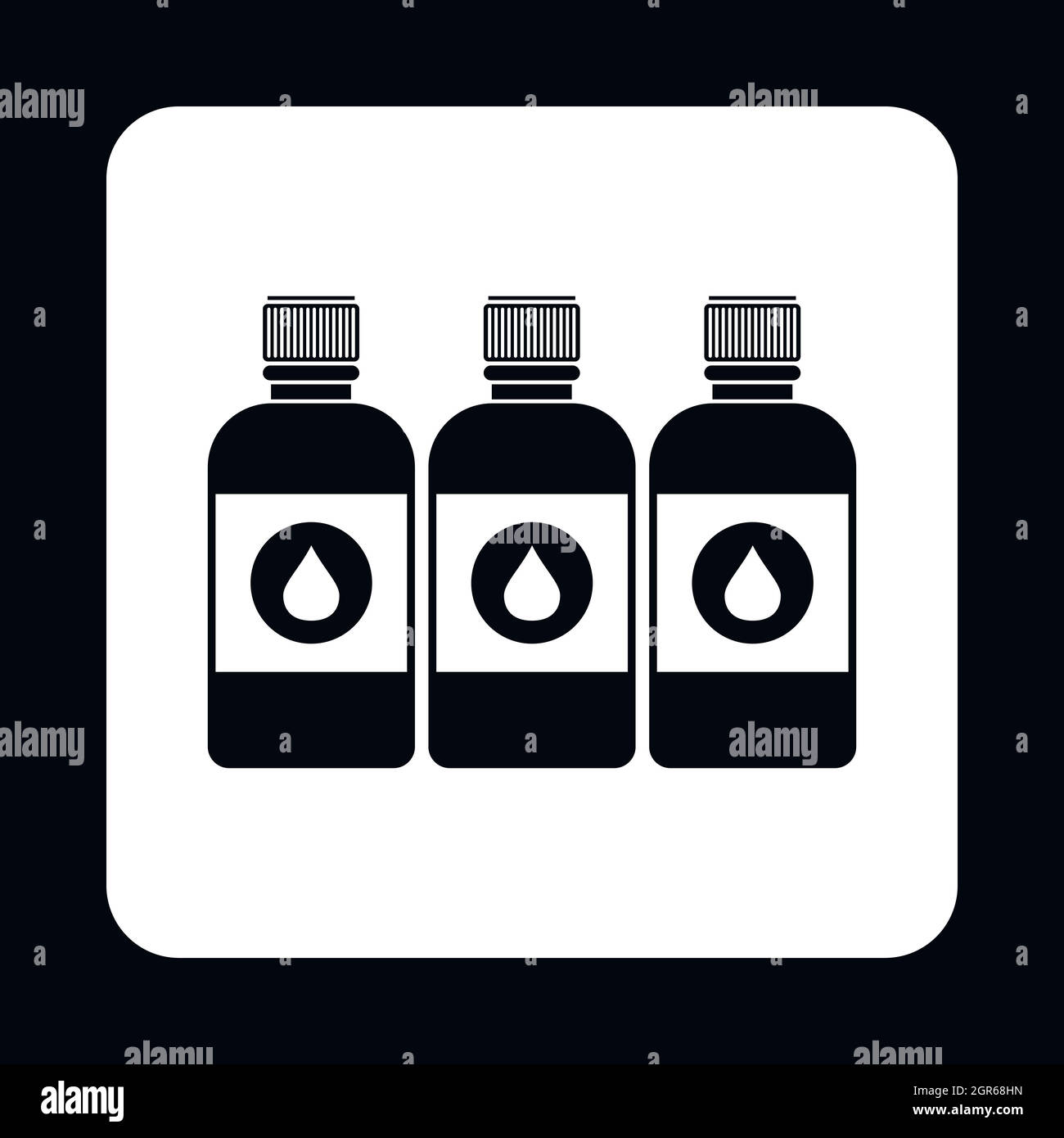 Printer ink bottles icon, simple style Stock Vector Image & Art - Alamy