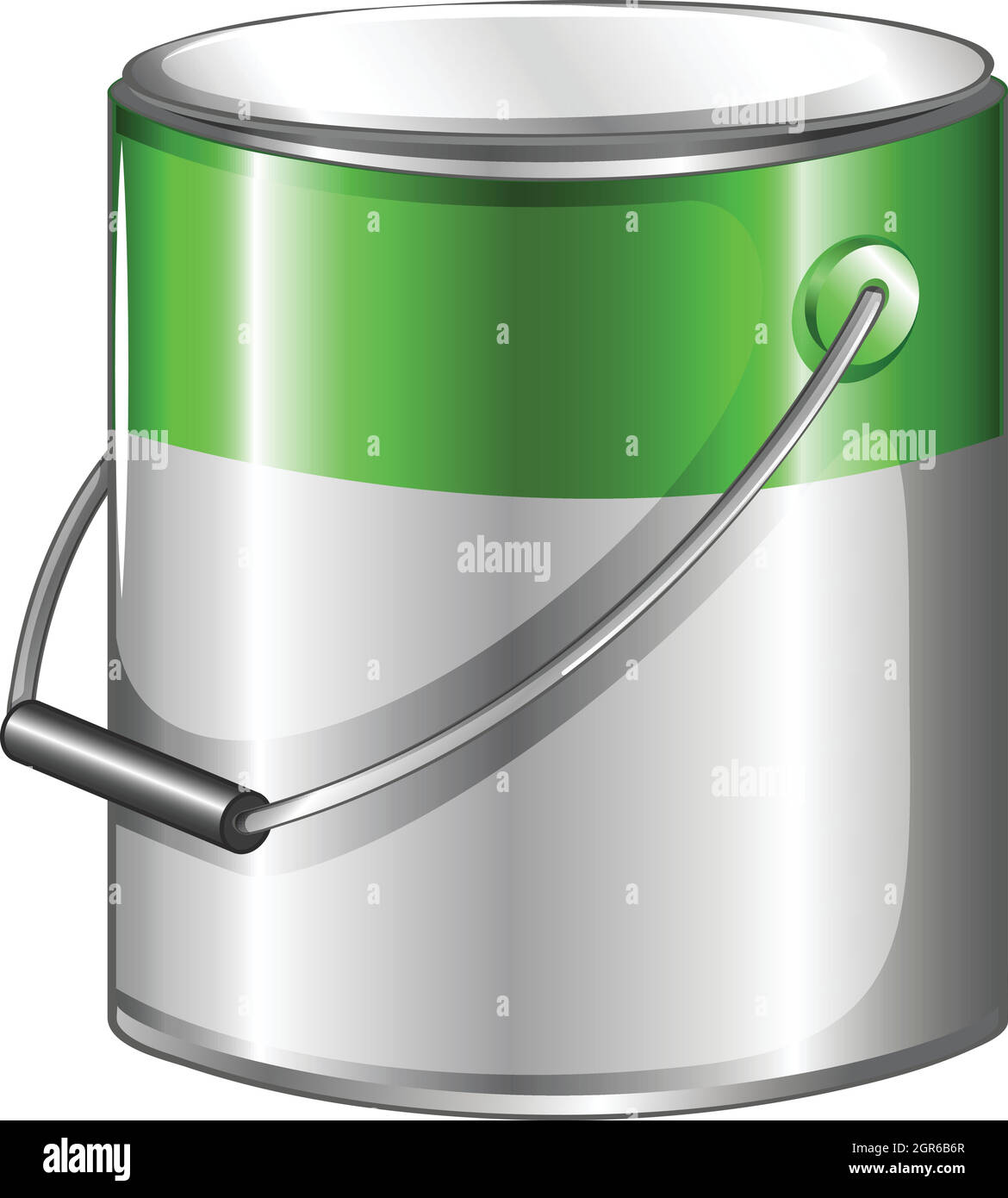 A can of green paint Stock Vector Image & Art Alamy