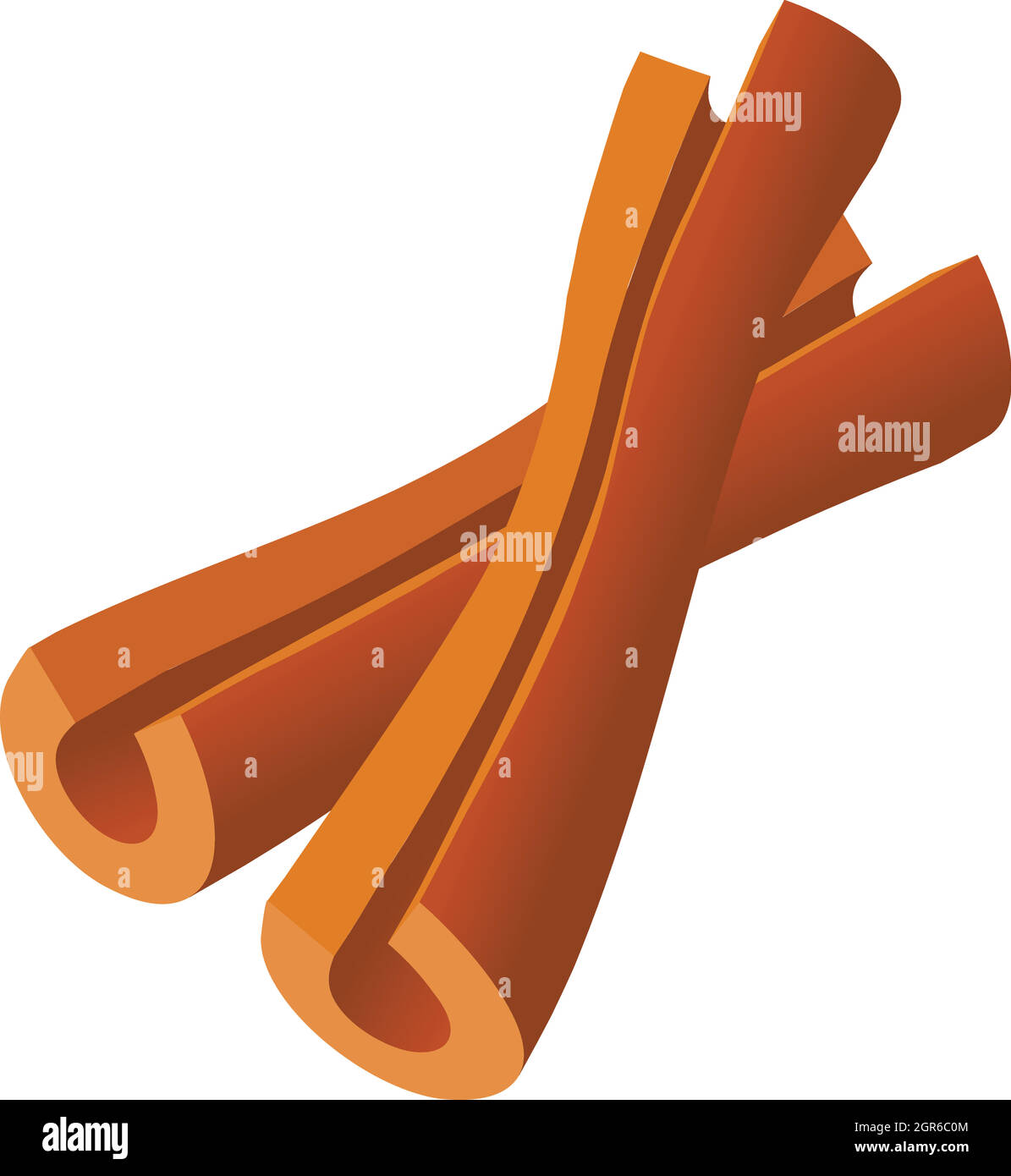 Cinnamon sticks icon, cartoon style Stock Vector Image & Art Alamy