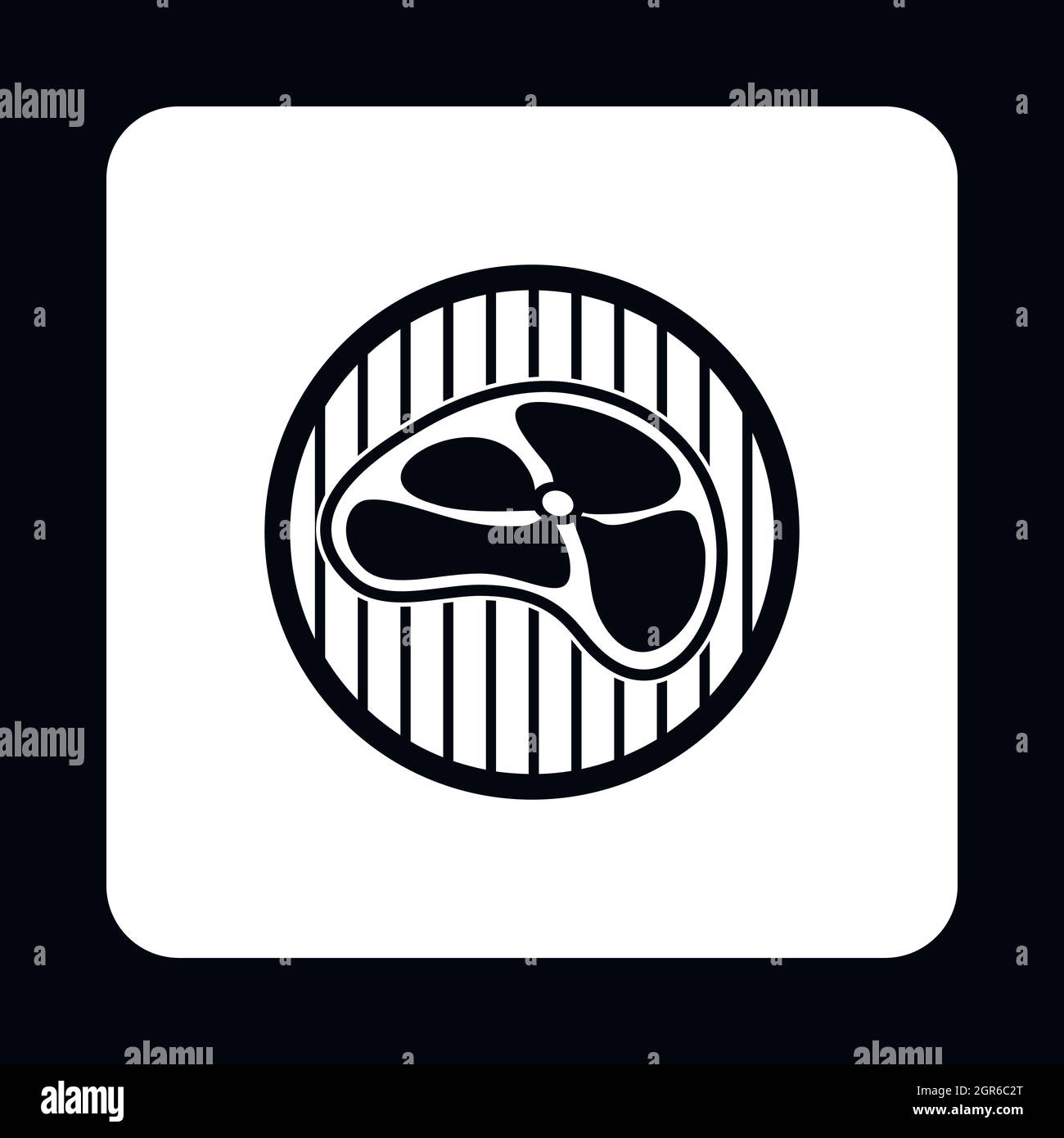 Steak on grill icon, simple style Stock Vector Image & Art - Alamy