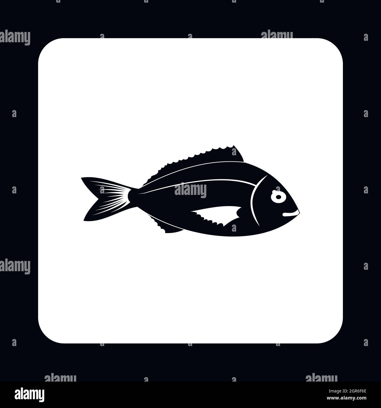 Saltwater fish icon, simple style Stock Vector Image & Art Alamy