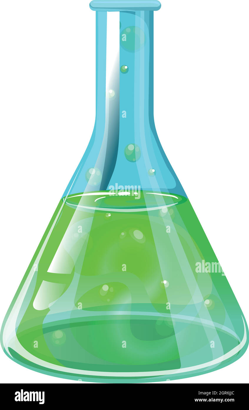 A laboratory flask Stock Vector