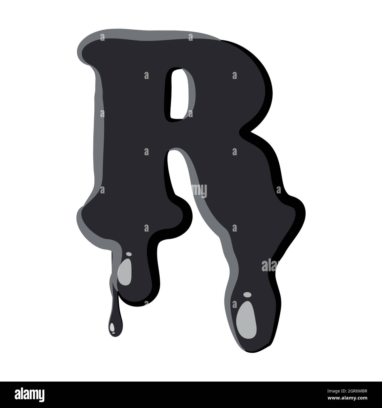 R letter isolated on white background Stock Vector Image & Art - Alamy