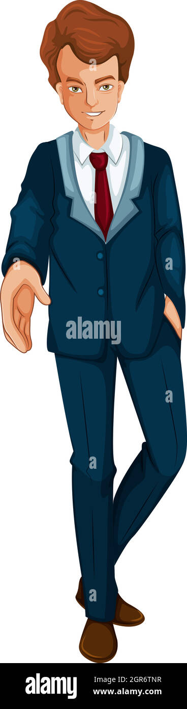 A businessman in a formal attire Stock Vector Image & Art - Alamy