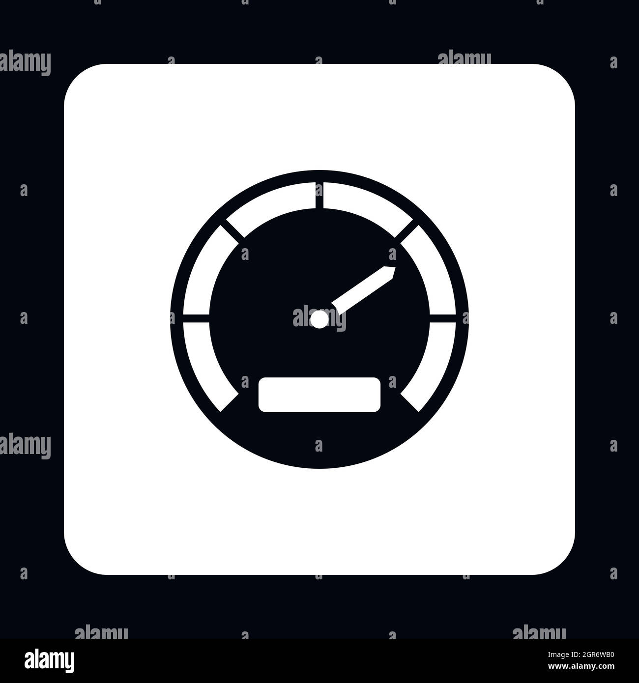 Tachometer icon in simple style Stock Vector Image & Art - Alamy