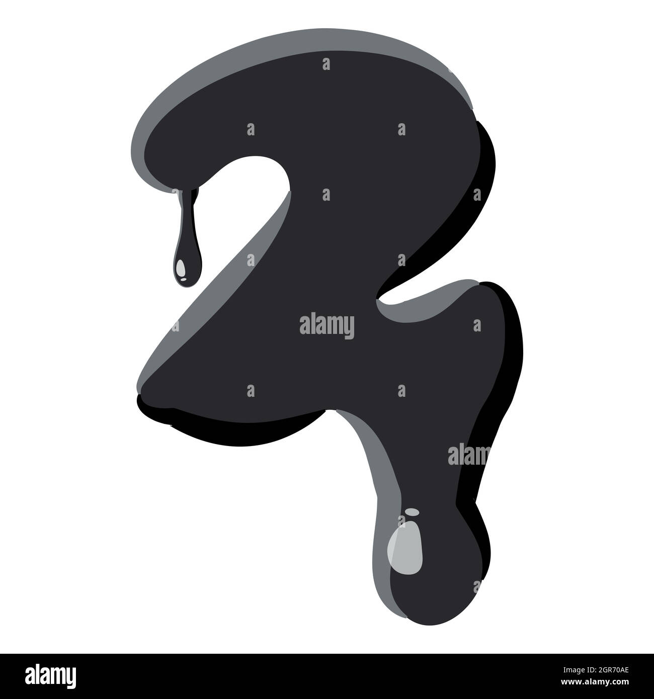 White drop two black Cut Out Stock Images & Pictures - Alamy