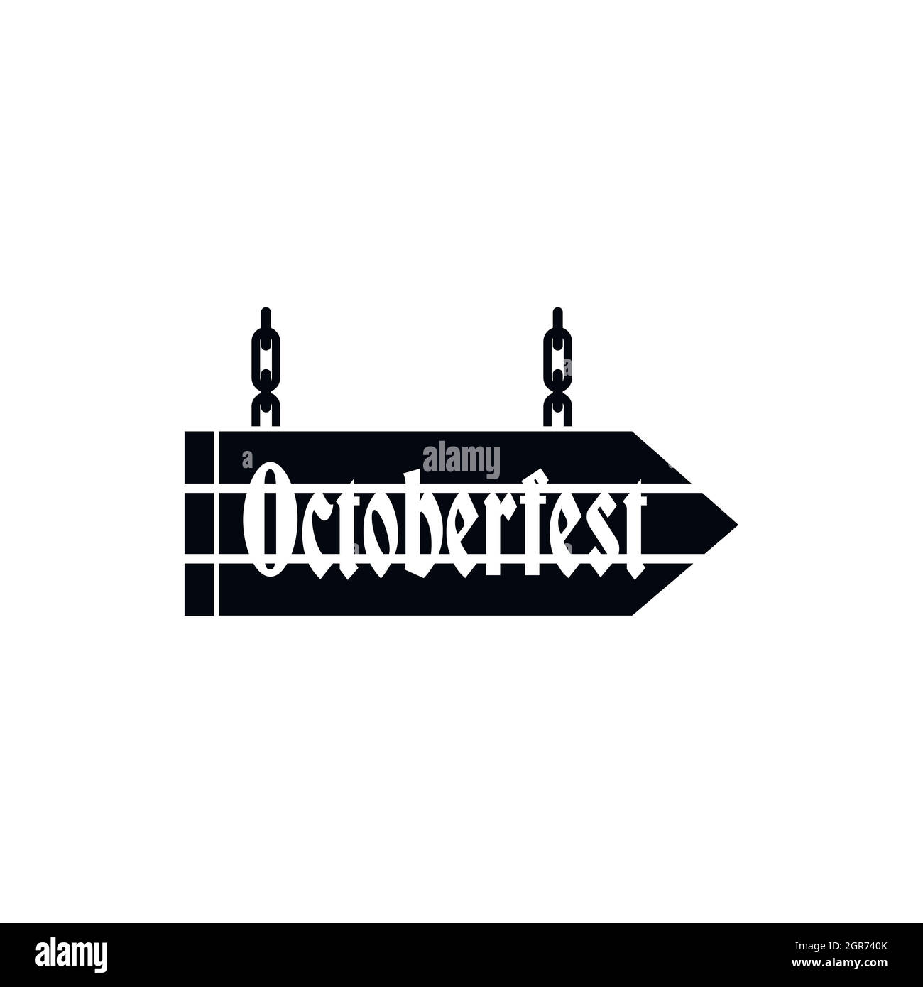 Sign octoberfest icon, simple style Stock Vector Image & Art - Alamy