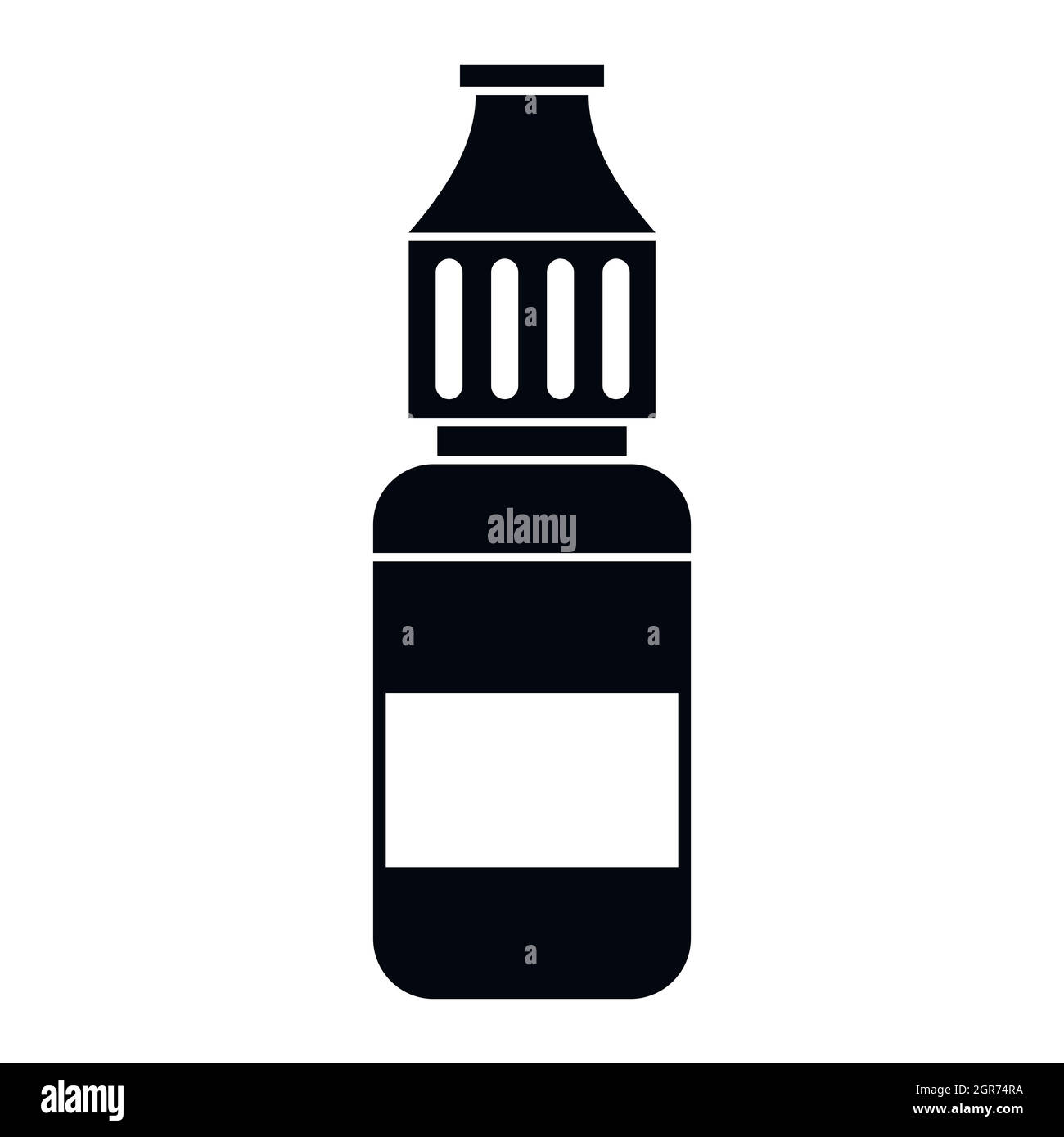 Liquid for electronic cigarettes icon Stock Vector