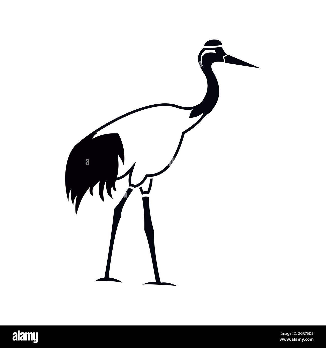 Stork icon, simple style Stock Vector Image & Art - Alamy