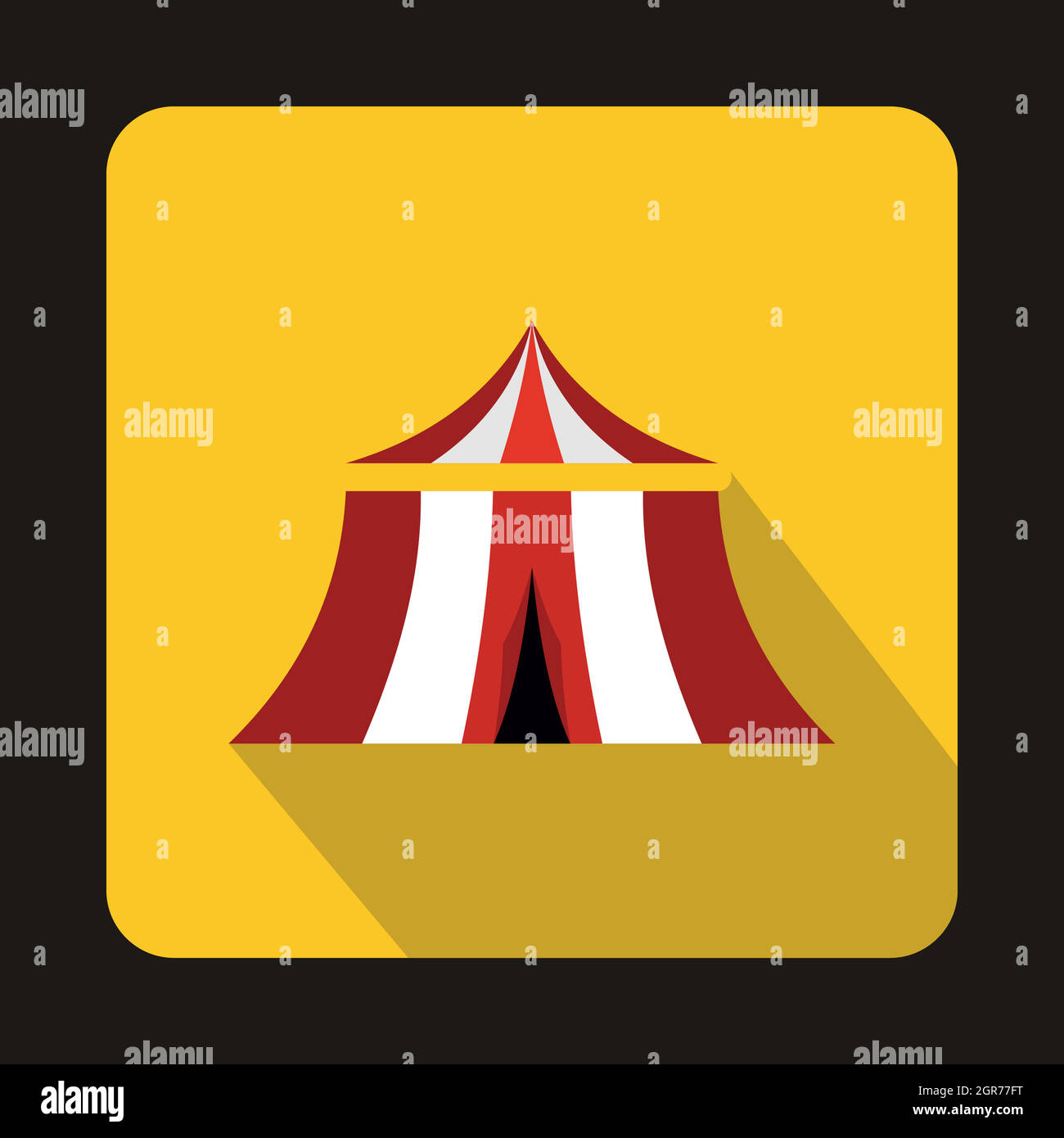 Circus tent icon, flat style Stock Vector Image & Art - Alamy