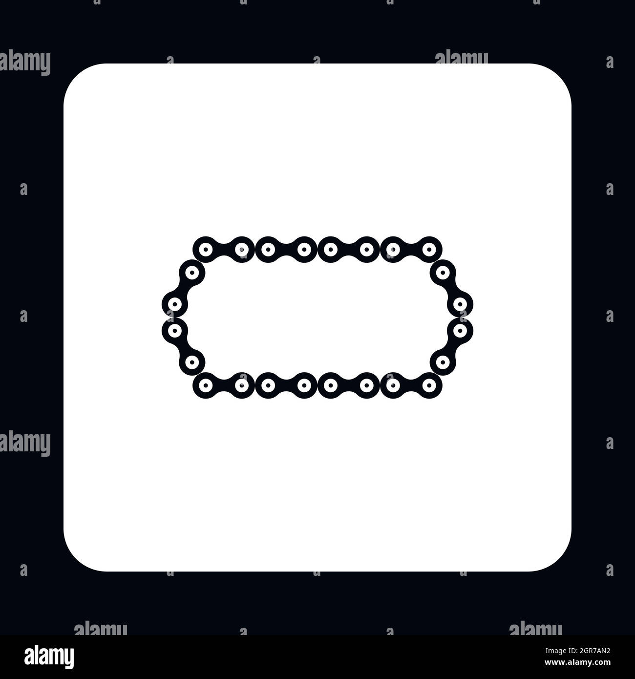 Bike chain icon, simple style Stock Vector Image & Art - Alamy