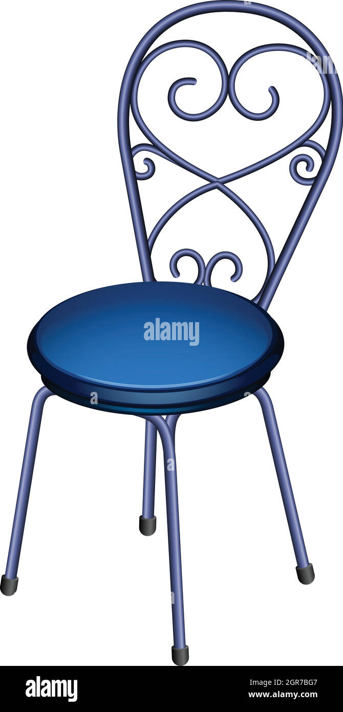 A blue chair furniture Stock Vector Image & Art - Alamy