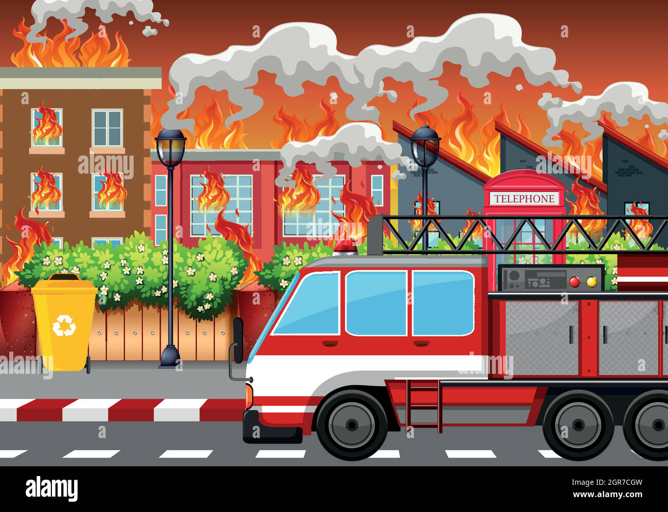 Fire extinguisher icon on Stock Vector Images Alamy