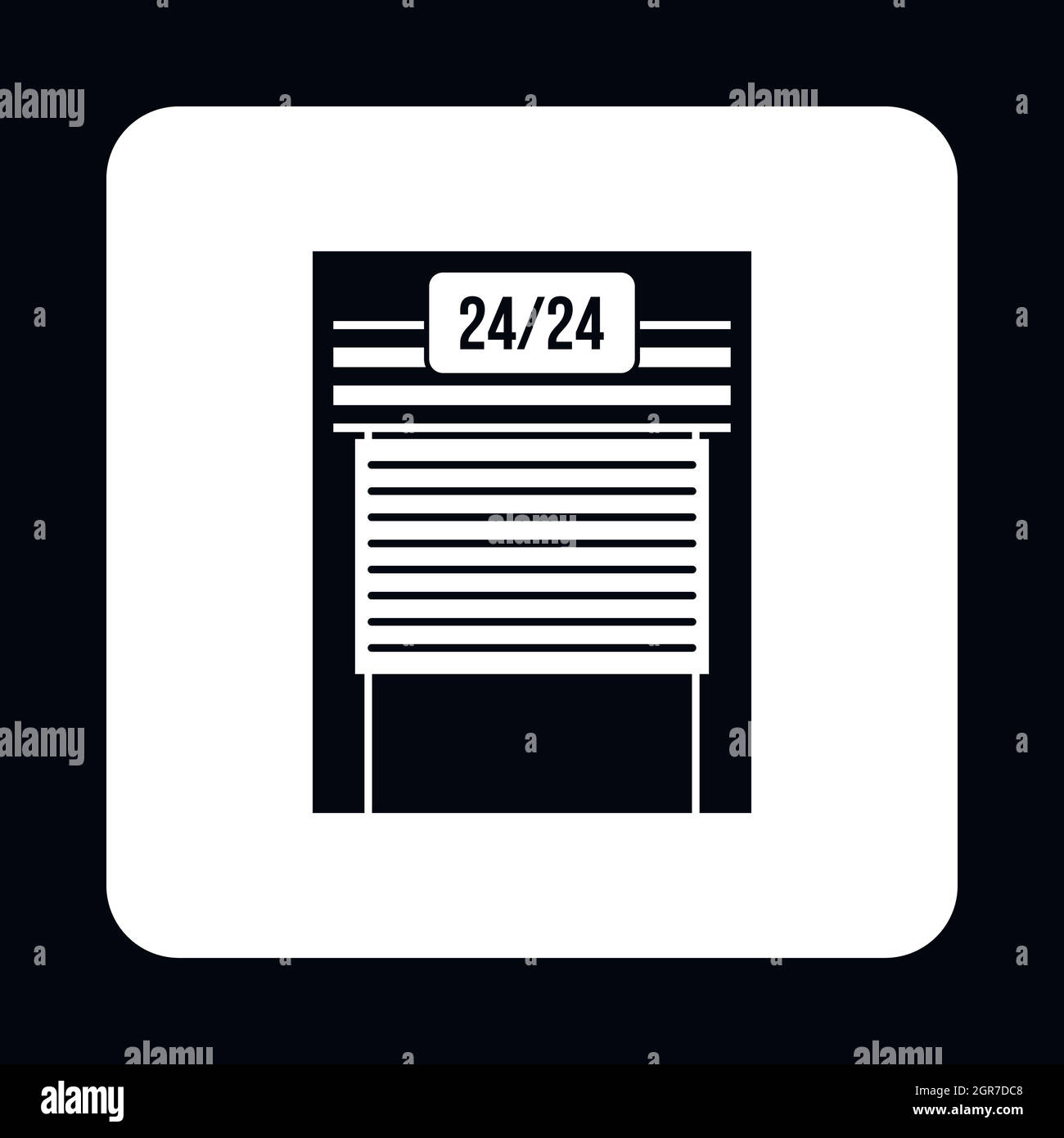 Gates to parking icon, simple style Stock Vector Image & Art Alamy