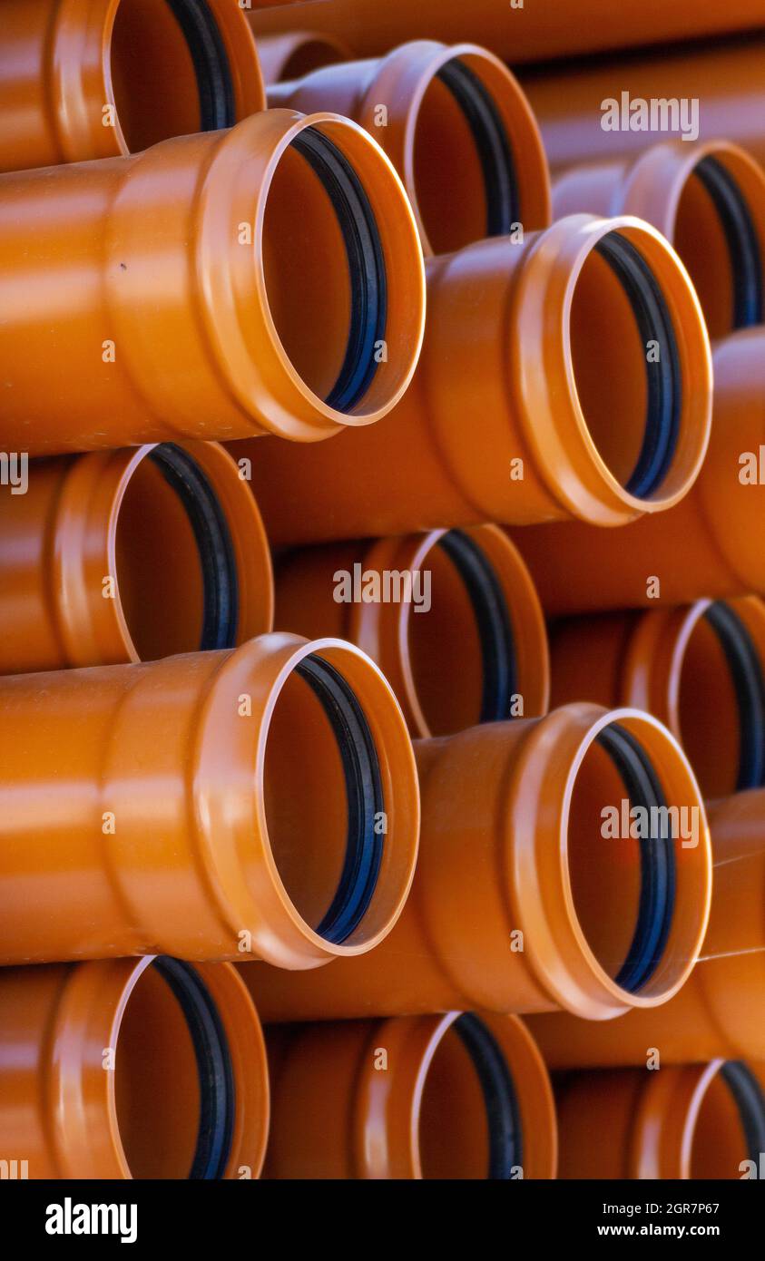 Pvc pipe orange hires stock photography and images Alamy