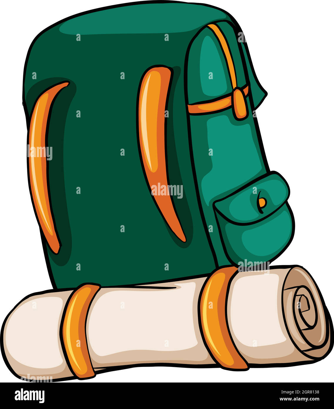 A travelling bag Stock Vector