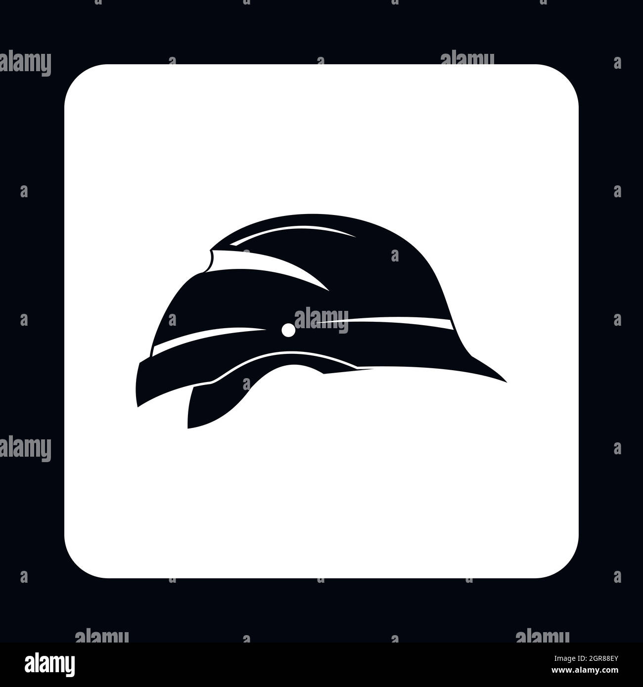 Construction helmet icon, simple style Stock Vector Image & Art - Alamy
