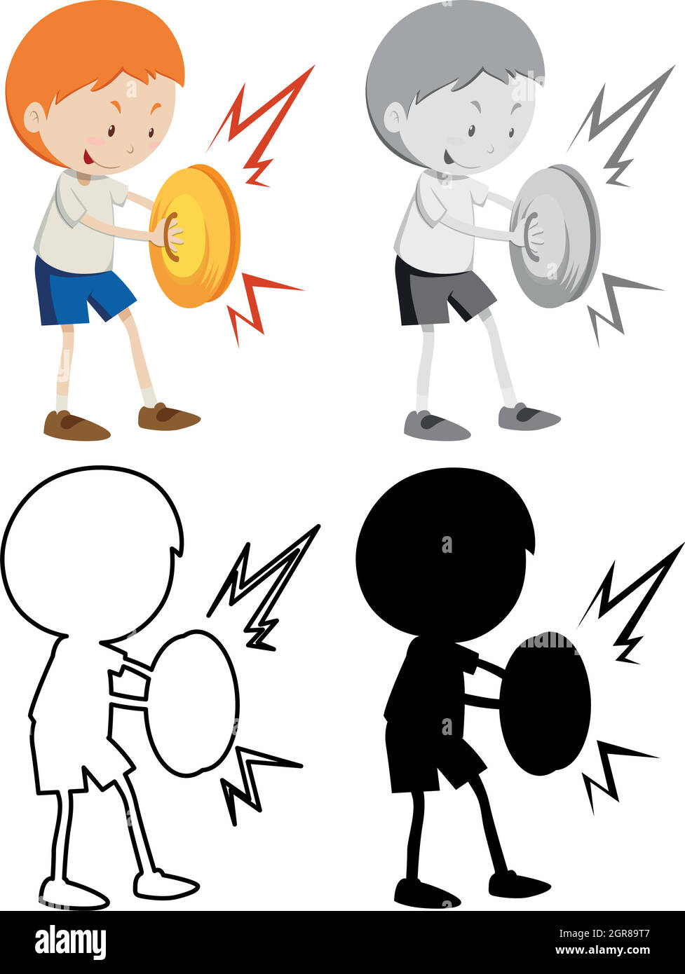 Set of of boy character Stock Vector Image & Art - Alamy