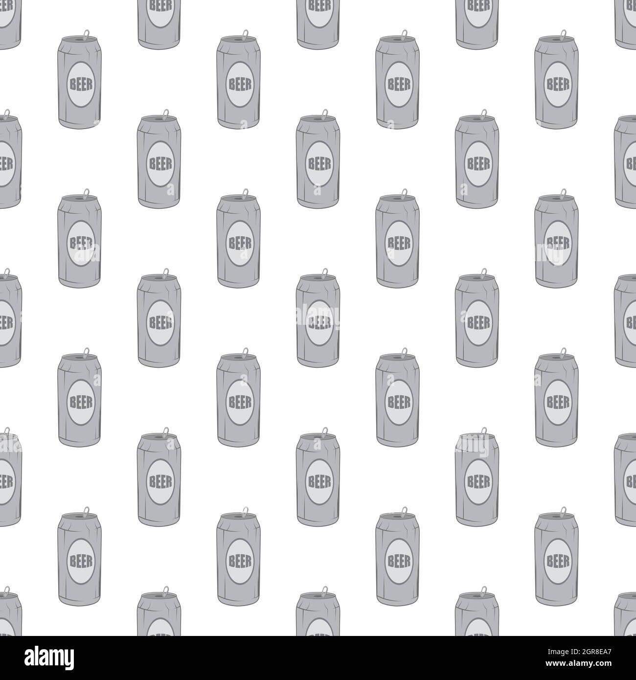 Aluminum beer seamless pattern Stock Vector Image & Art - Alamy