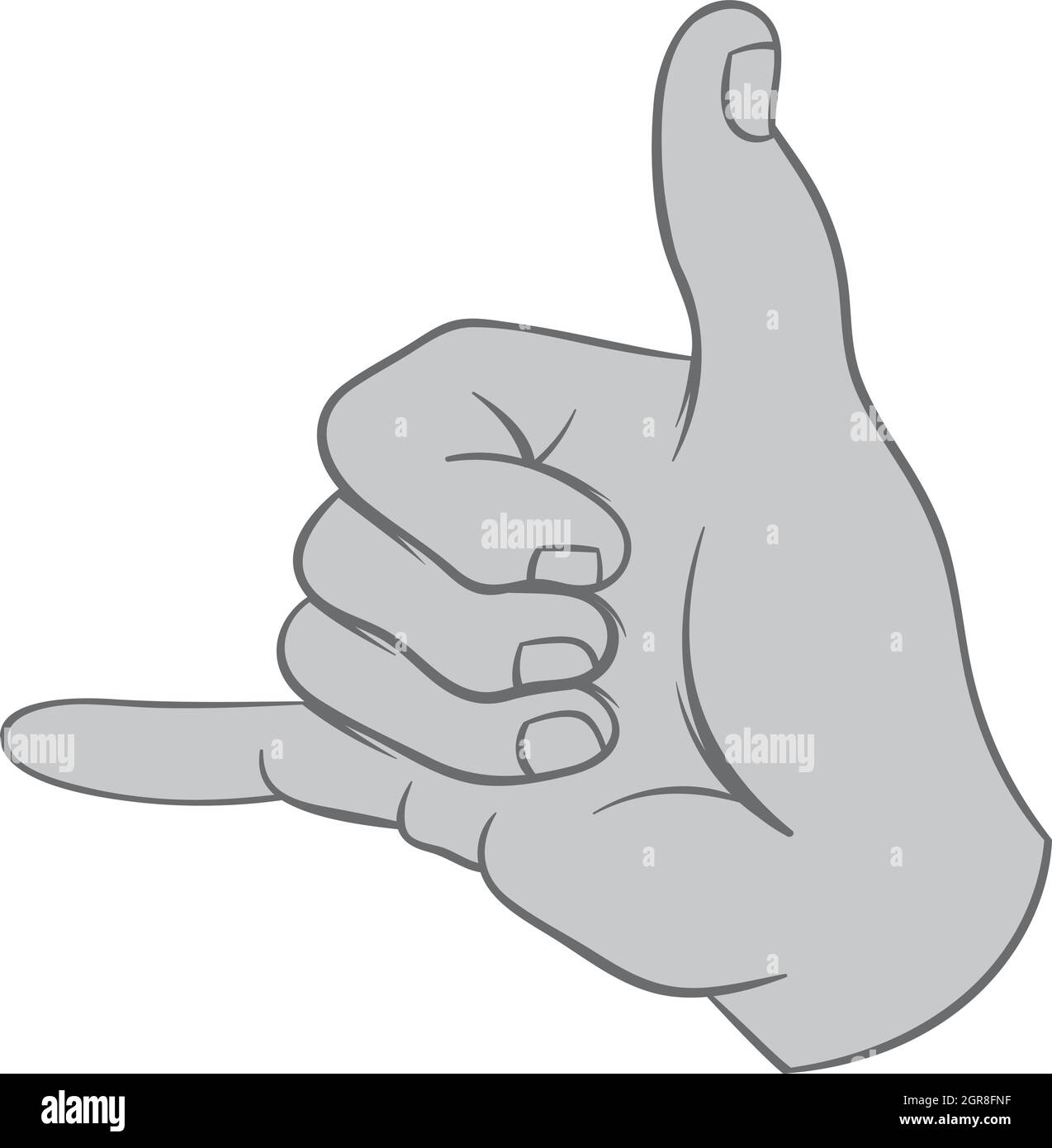 Gesture cartoon hi-res stock photography and images - Alamy