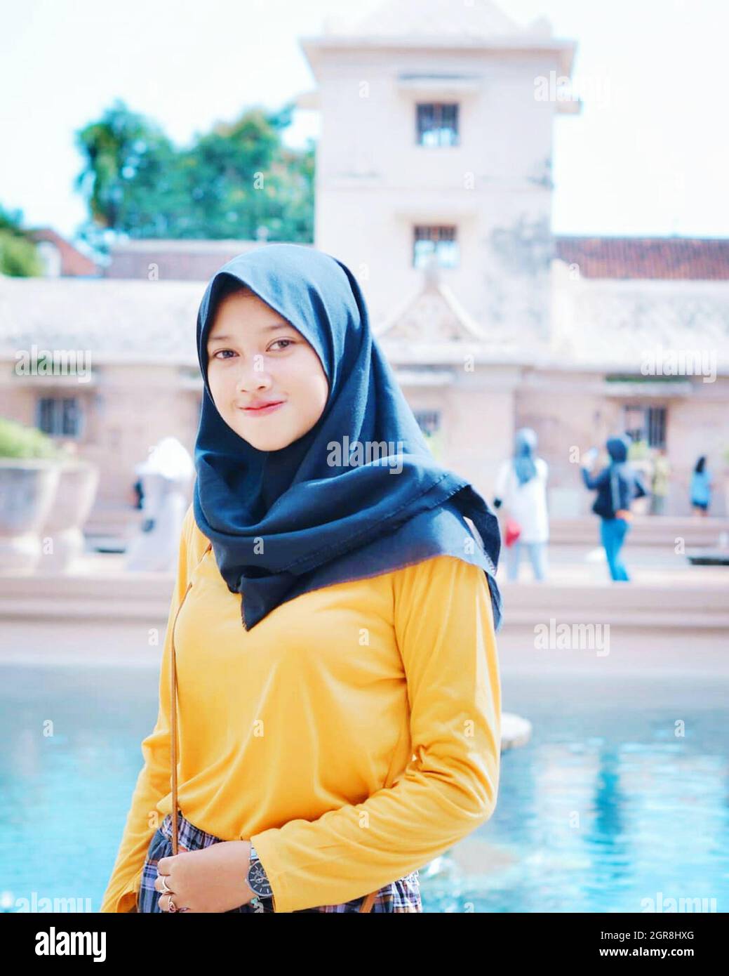 Beautiful Hijab Girl Of Indonesia Part 7 Stock Photo - Alamy