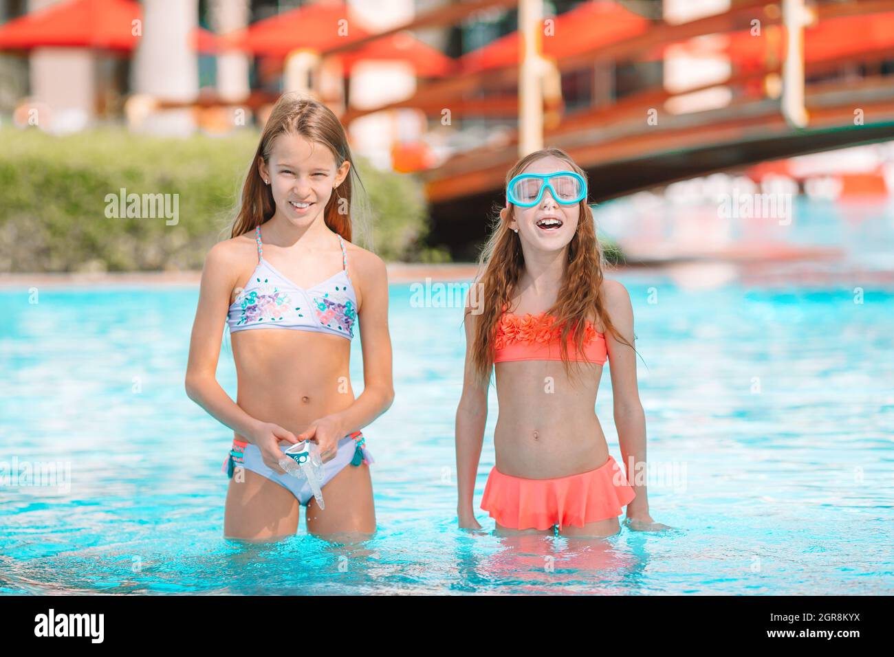 Girl 10 12 in bikini hi-res stock photography and images - Alamy