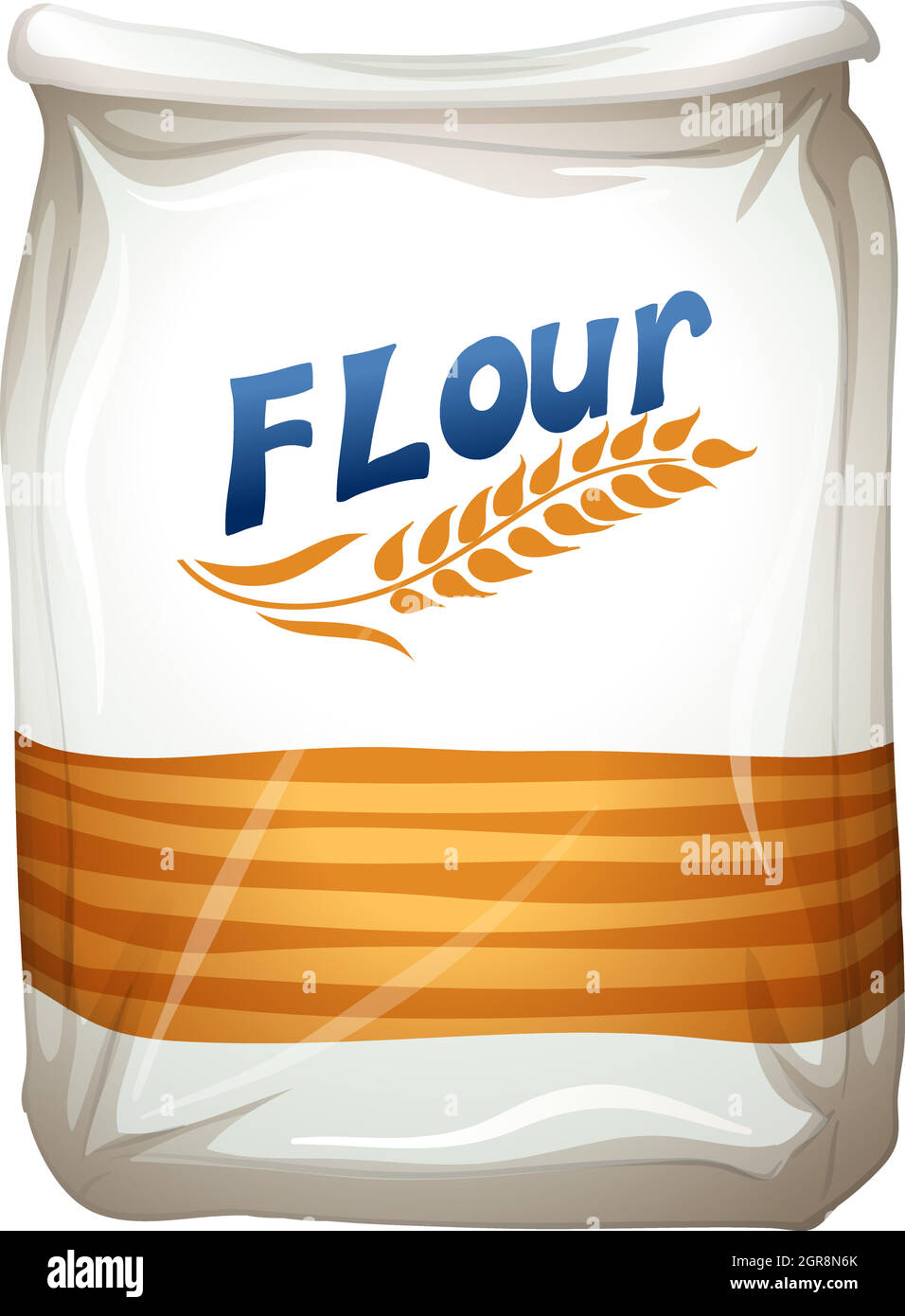A packet of flour Stock Vector