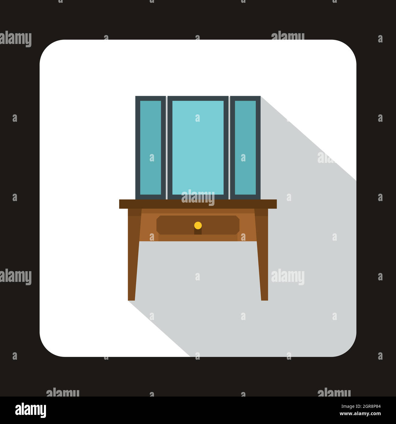 Dressing table mirror Stock Vector Images Alamy