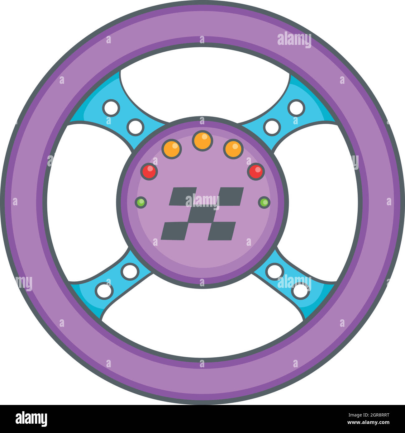 Racing rudder icon, cartoon style Stock Vector Image & Art - Alamy