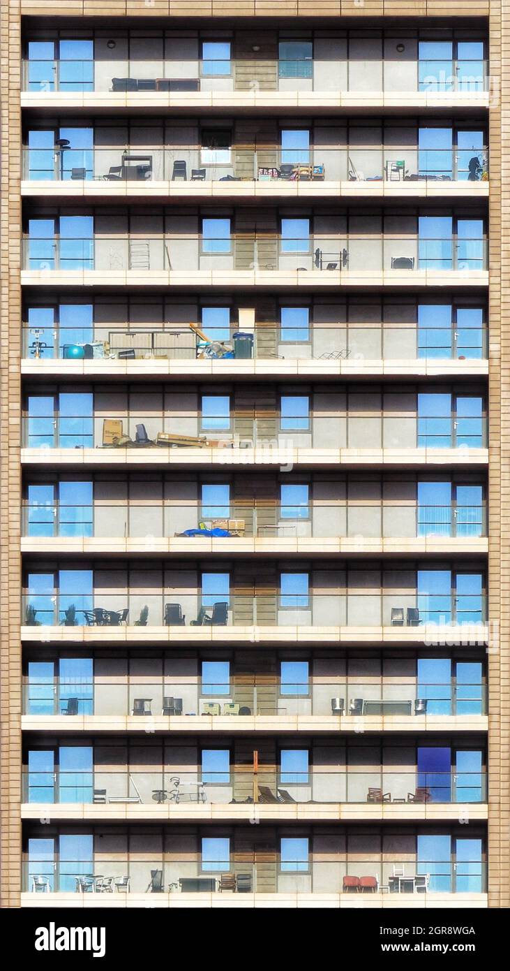 High Rise Balconies Stock Photo Alamy