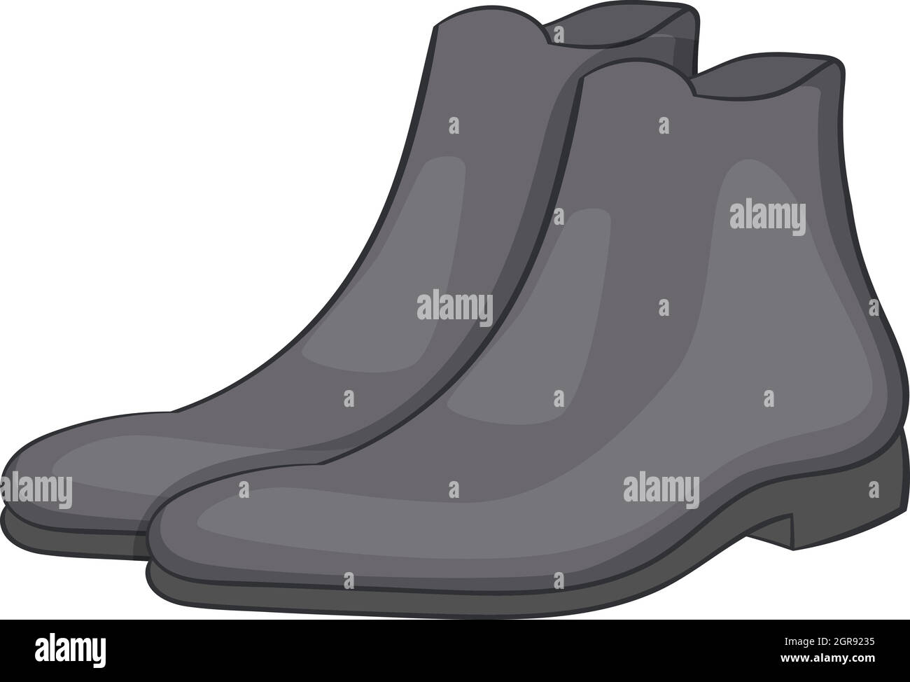 Mens winter boot icon, cartoon style Stock Vector Image & Art - Alamy