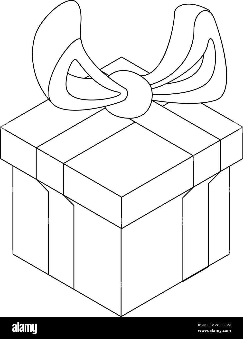 Box ribbon Black and White Stock Photos & Images - Alamy