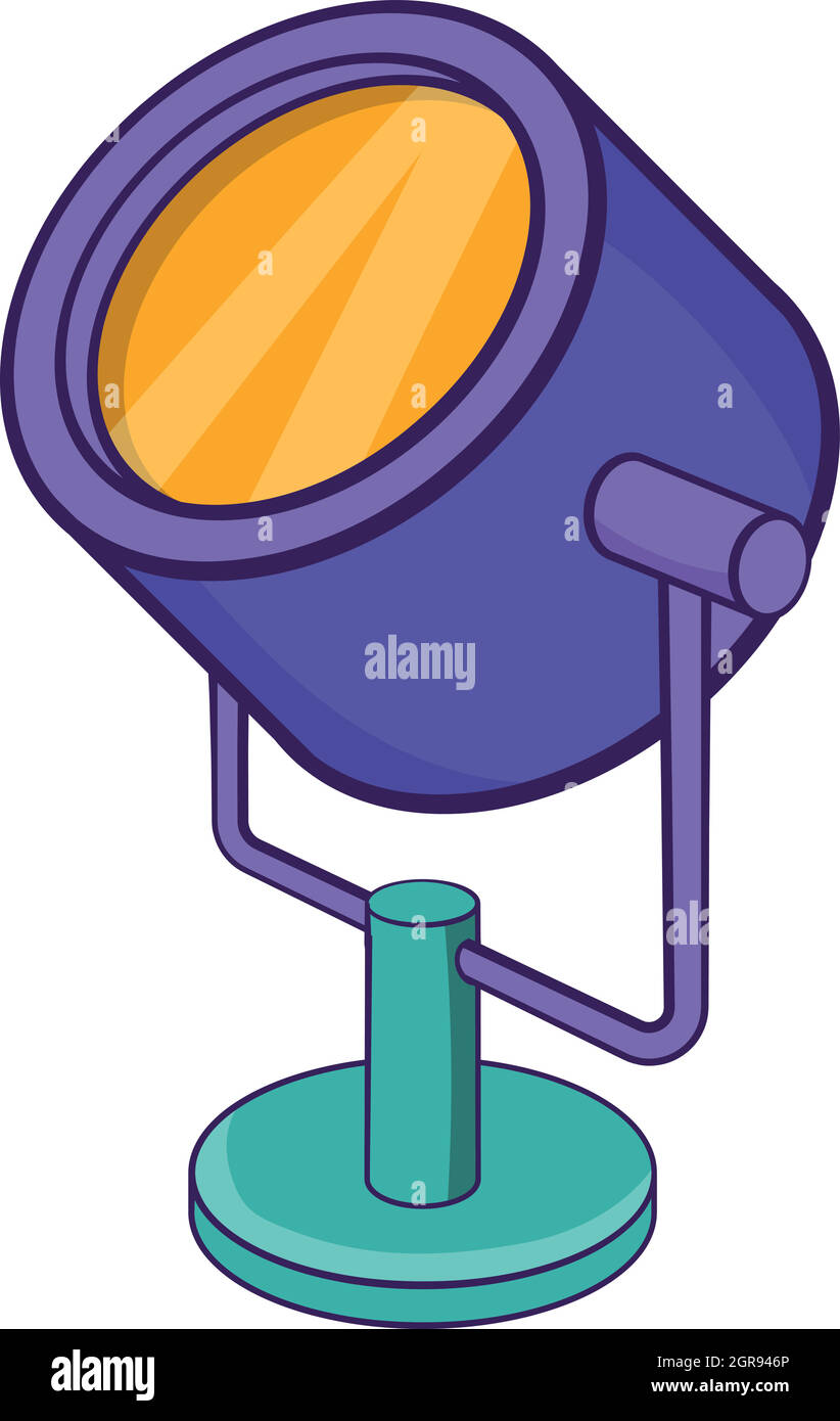 Spotlight icon, cartoon style Stock Vector Image & Art Alamy