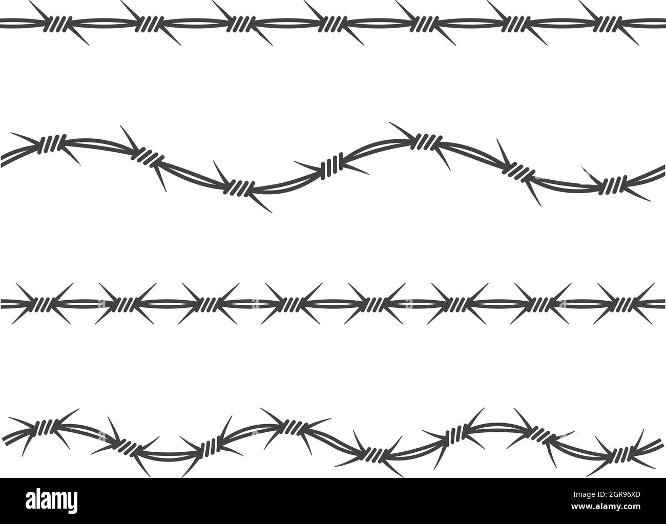 barbed wire vector illustration design Stock Vector Image & Art Alamy