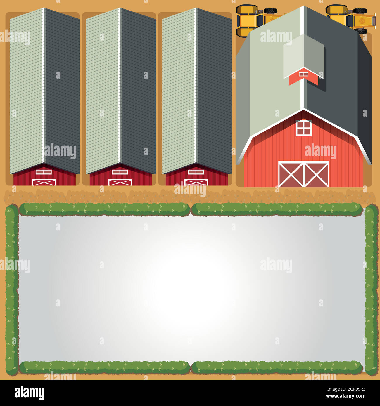 Rural farm border template Stock Vector Image & Art Alamy