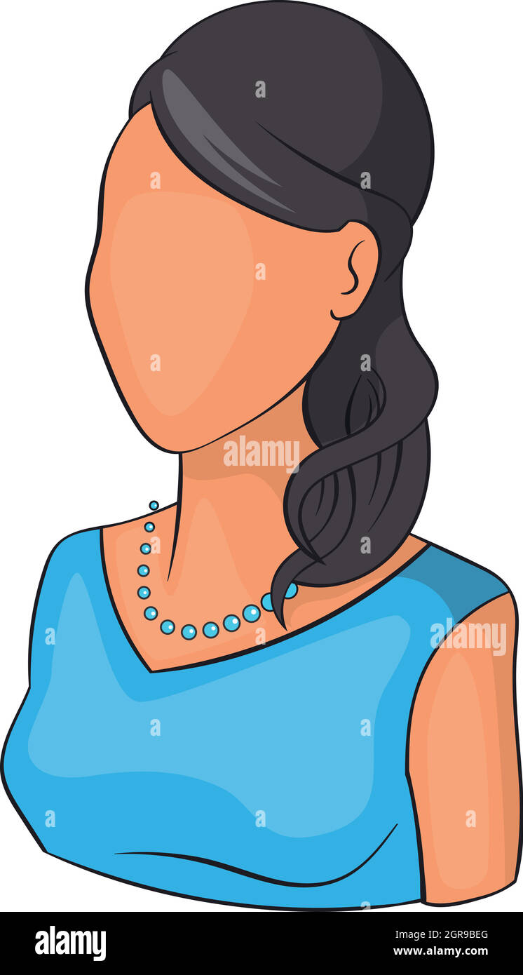 Cartoon woman in dress hi-res stock photography and images - Alamy