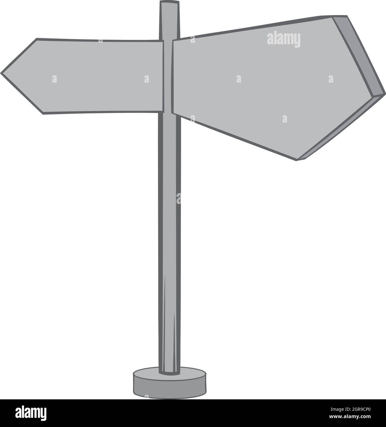 Road sign icon, black monochrome style Stock Vector