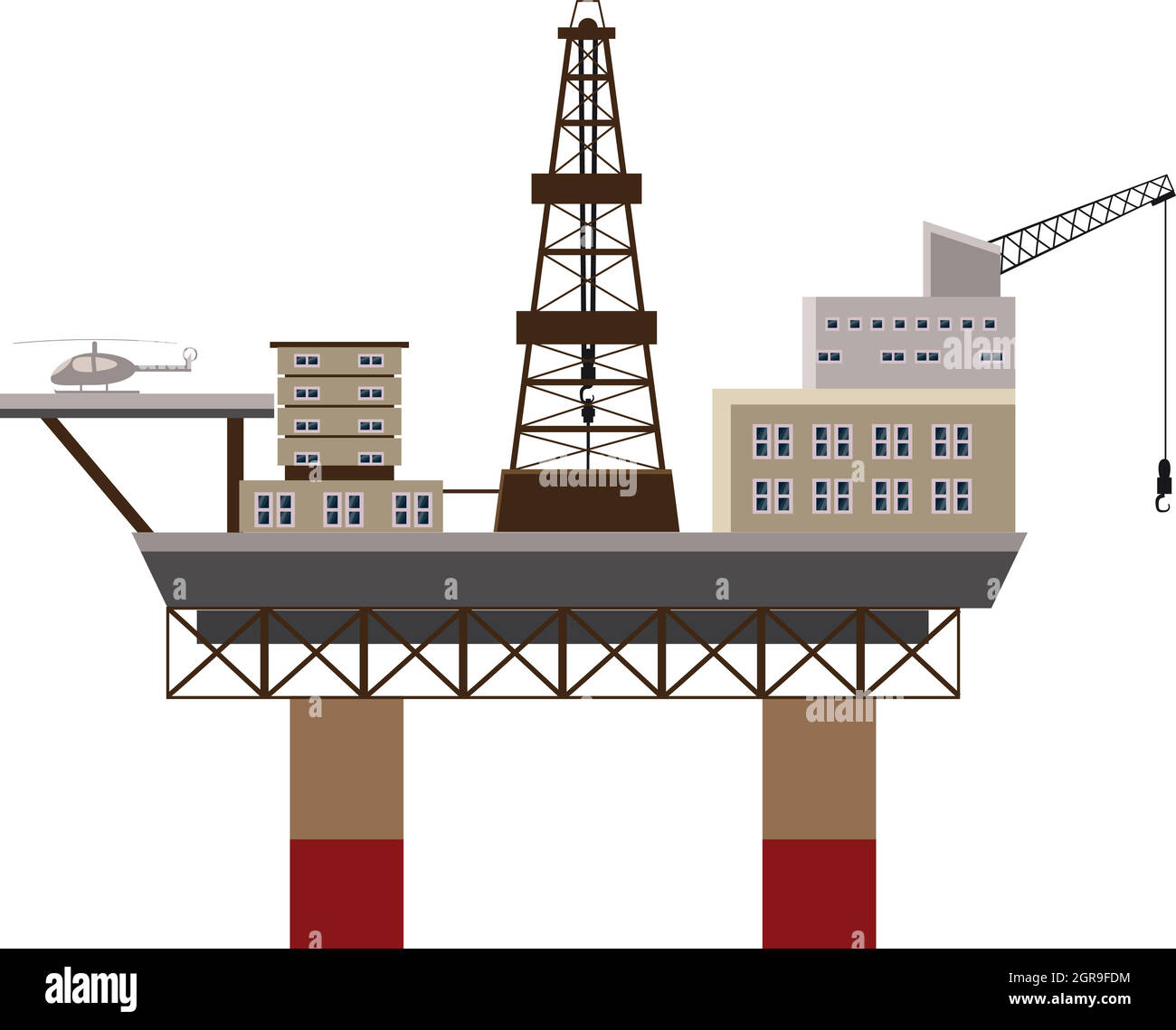 Oil rig at sea icon, cartoon style Stock Vector Image & Art - Alamy Oil rig at sea icon, cartoon style Stock Vector Image & Art - Alamy